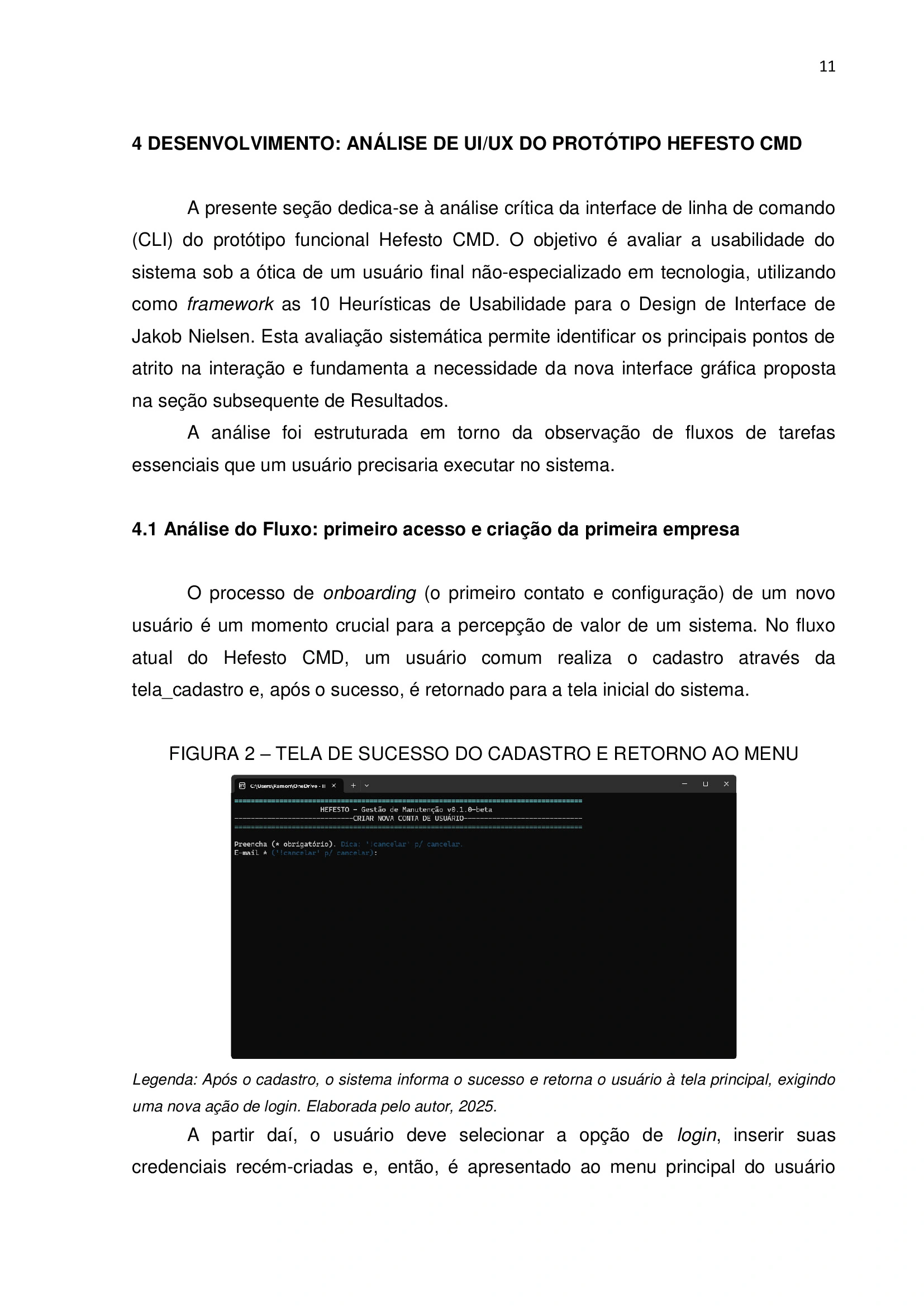 11 / Hefesto CMD · Vista 11