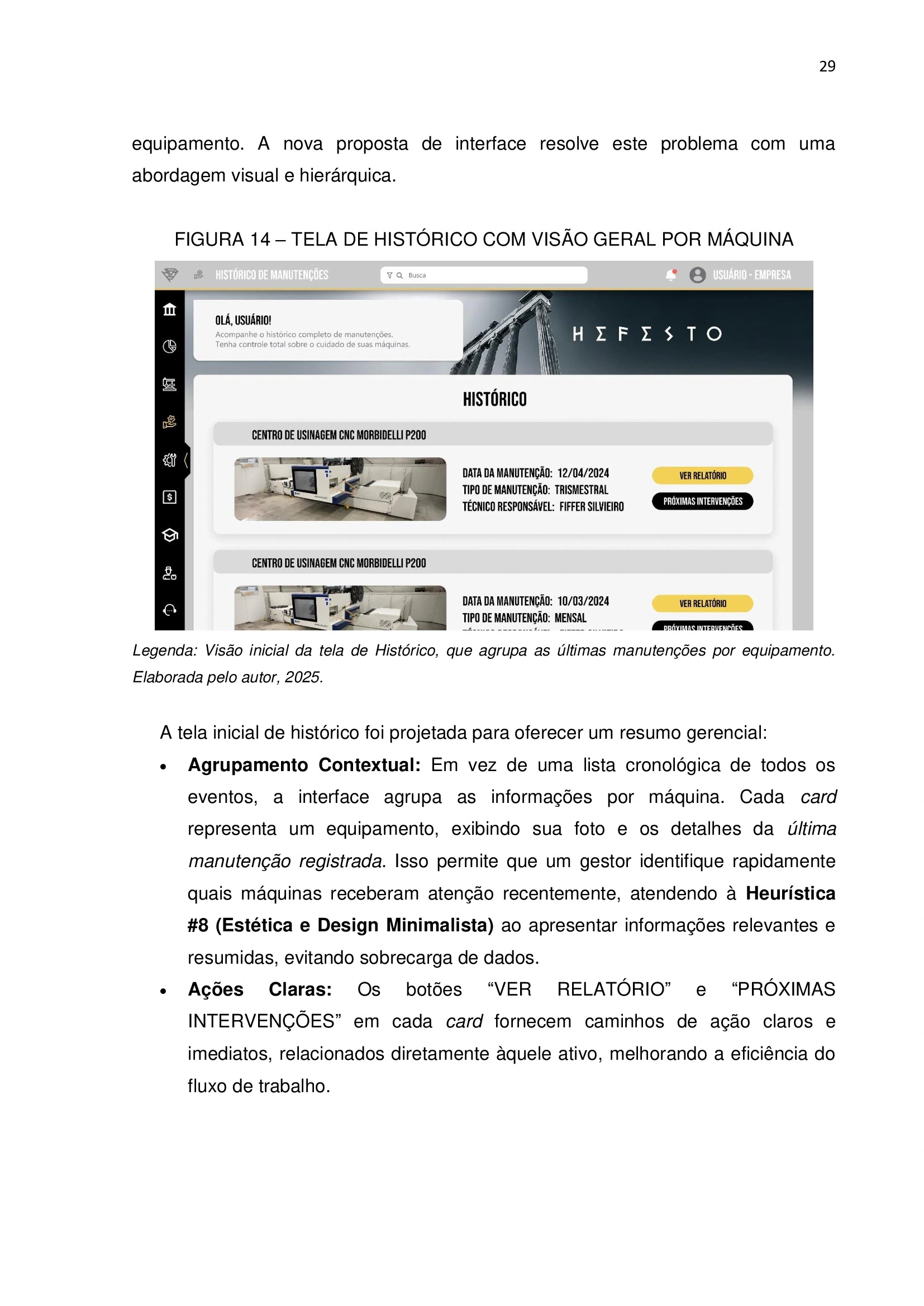 29 / Hefesto CMD · Vista 29