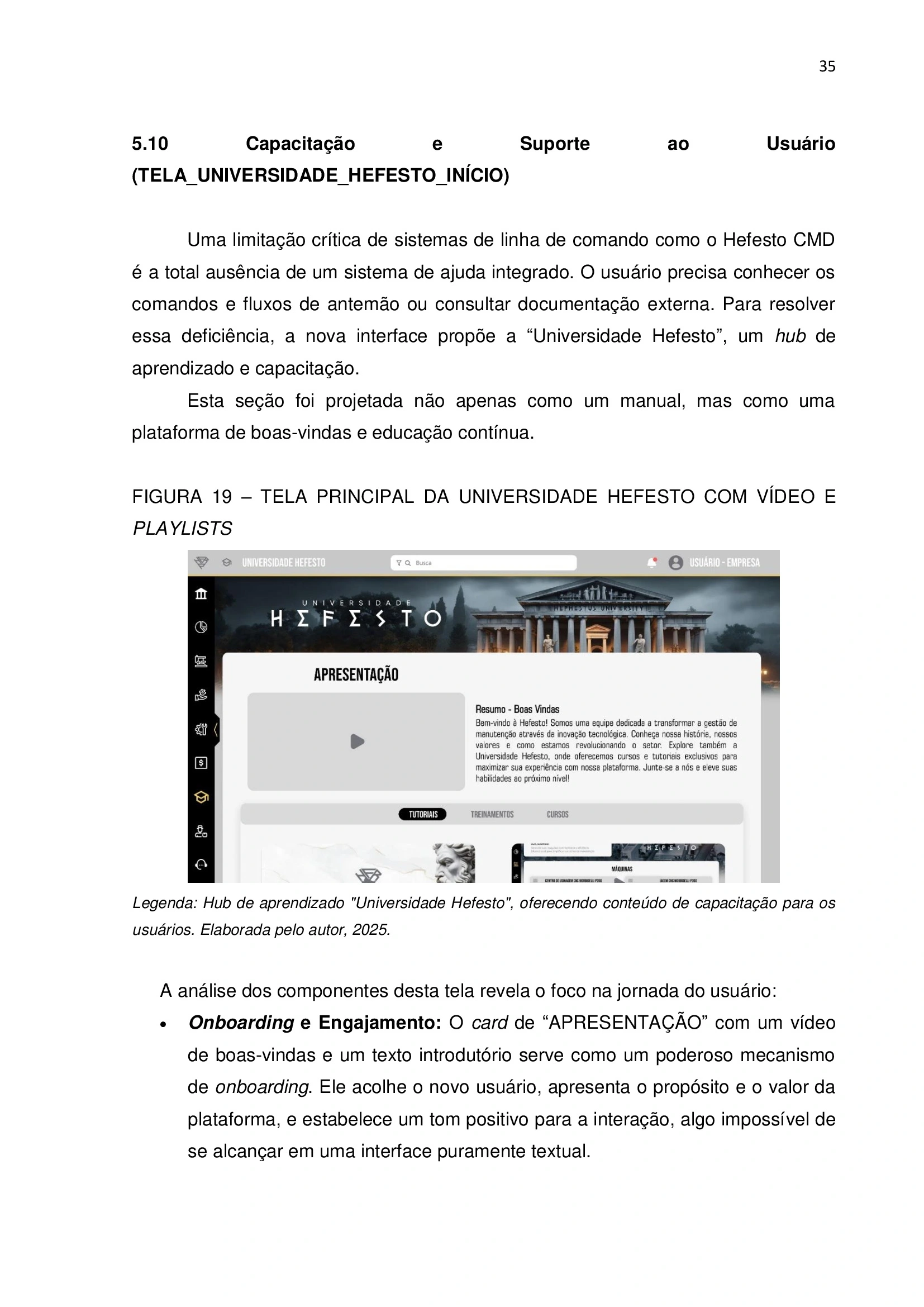 35 / Hefesto CMD · Vista 35