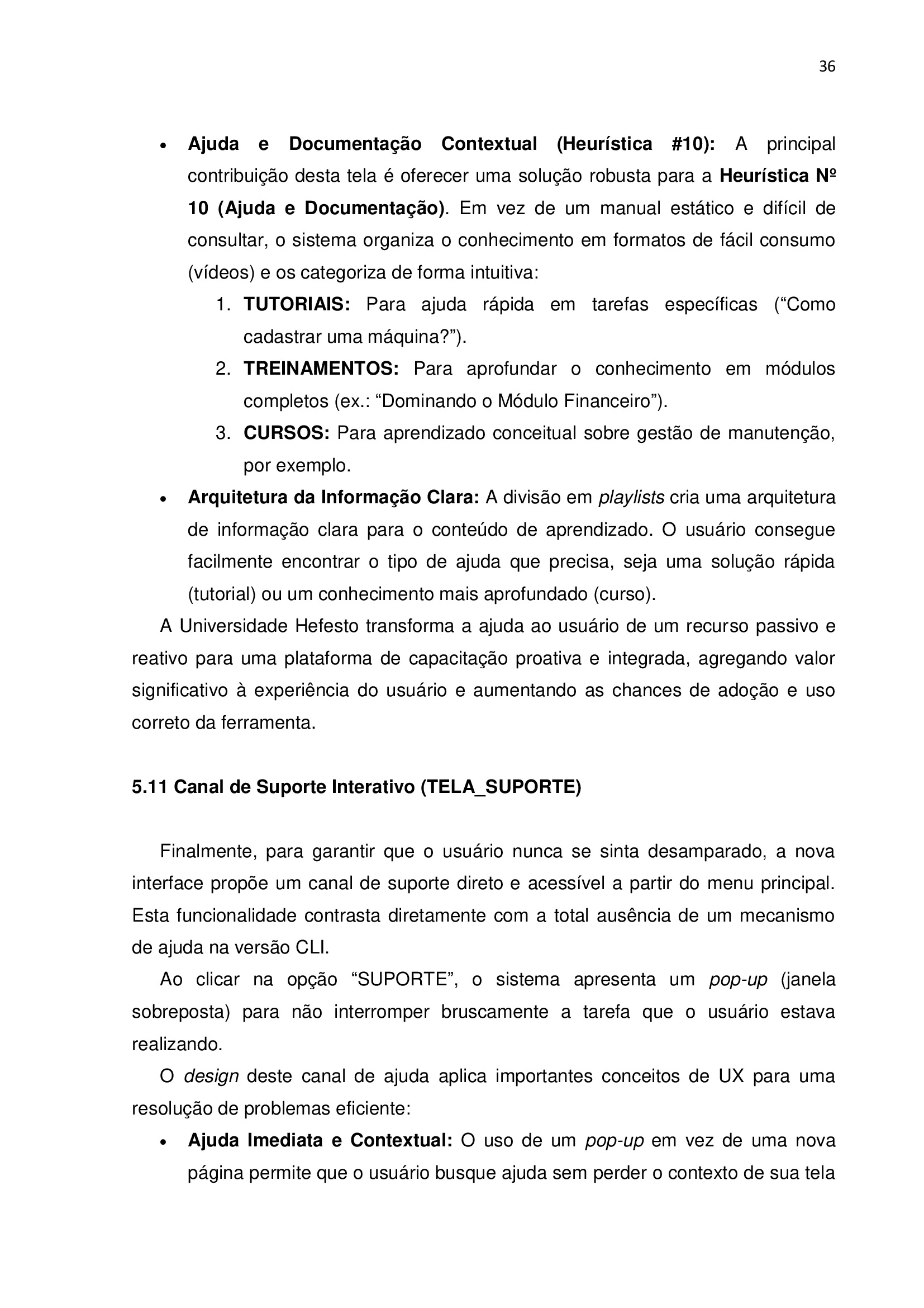 36 / Hefesto CMD · Vista 36